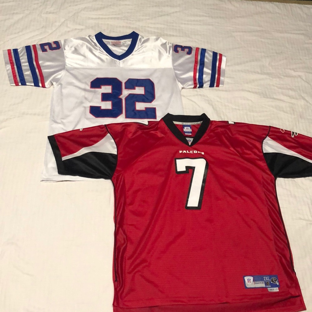 O.J Simpson & Michael Vick Throwback Jerseys